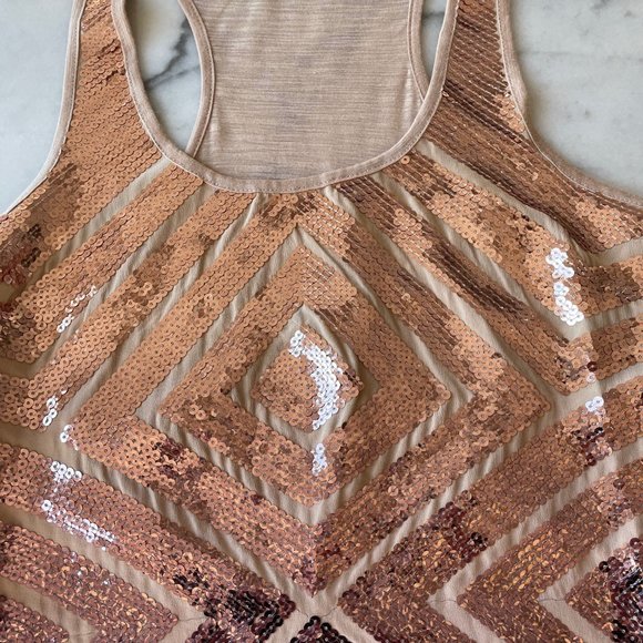 BCBGMaxAzria Sequin Ombre Tank - Picture 7 of 10